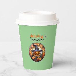 Vasos De Papel Hola Scary Hallowe'en Pumpkin