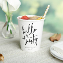 Hola Treinta Minimalistas 30 Fiestas de cumpleaños