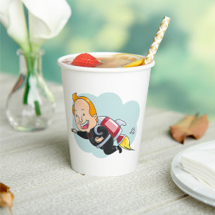 Vasos De Papel Hombre de cohete