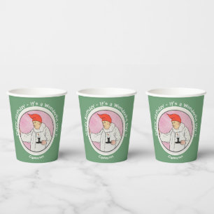 Vasos De Papel Hombre en la luna: productos de la fiesta de cumpl