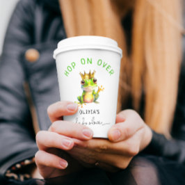 Vasos De Papel Hop On Frog Prince Baby Shower