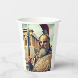 Vasos De Papel Hoplita griega