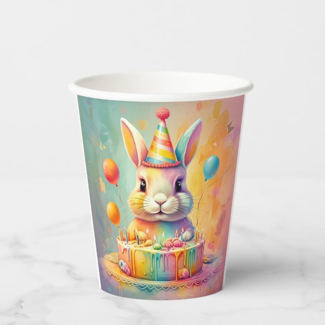 VASOS DE PAPEL " HOPPY BIRTHDAY DELIGHT " (Anverso)