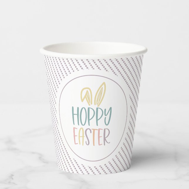 Vasos De Papel Hoppy Ears Bunny (Anverso)