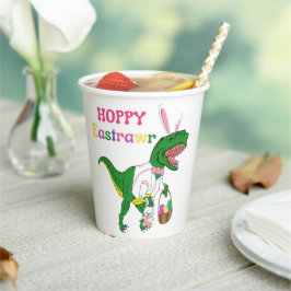 Vasos De Papel Hoppy Eastrawr Bunny Dinosaur Paper cup