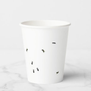 Vasos De Papel Hormigas Y Moscas