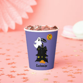 Vasos De Papel Hospedada Copa De Papel De Casa Y Fantasma