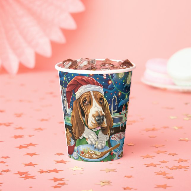 Vasos De Papel Hound Hound Holiday Baking: Navidades festivos (in situ)