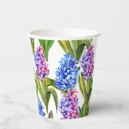 Vasos De Papel Hyacinth de primavera