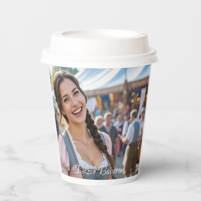 VASOS DE PAPEL I LOVE BAVARIA (Anverso)