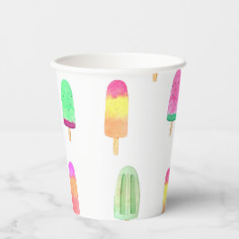 Vasos De Papel Ice Cream Popsicle