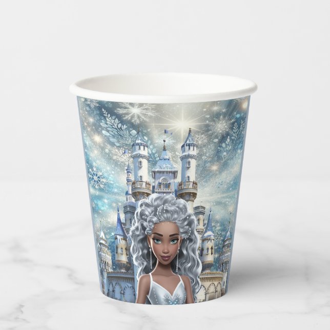 Vasos De Papel Ice Princess (Anverso)