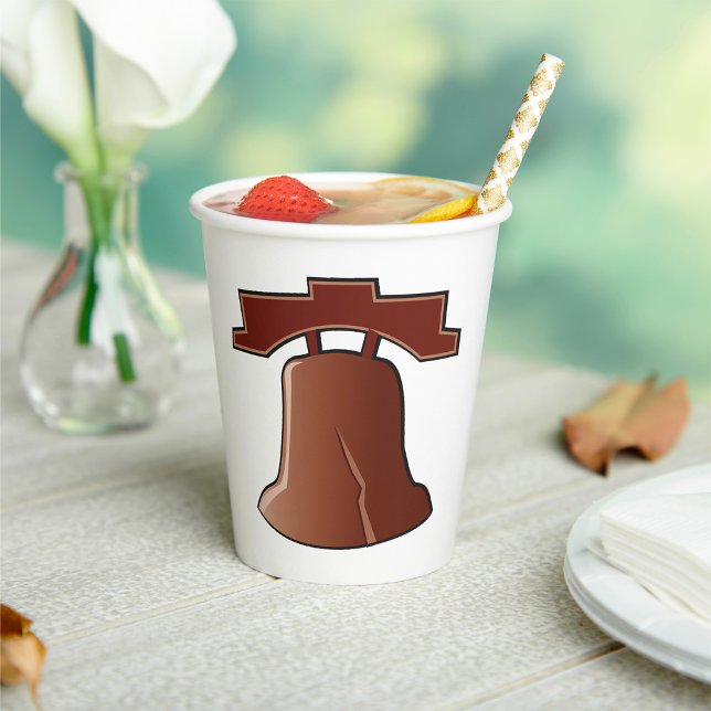 Vasos De Papel Ícono patriótico Filadelfia de la Campana de la Li (Subido por el creador)