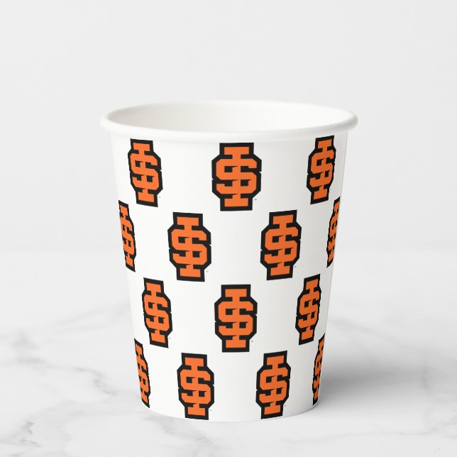 Vasos De Papel Idaho State University Bold Bengala Logo (Reverso )