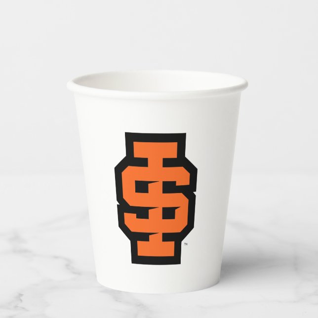 Vasos De Papel Idaho State University Bold Bengala Logo (Anverso)