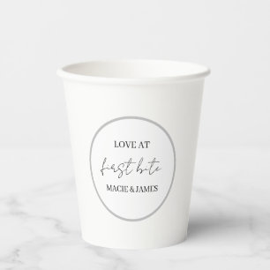 Vasos De Papel Ideas de mezcla para fiesta de recepción de boda d