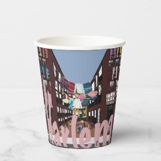 Vasos De Papel iLOVEHarlem taza de papel