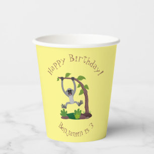 Vasos De Papel Ilustracion de personalizado de gambas de gambas a