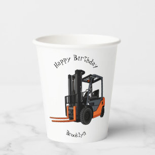Vasos De Papel Ilustracion del personalizado de elevación de la h