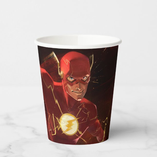 Vasos De Papel Ilustracion flash de crisis infinita (Izquierda)