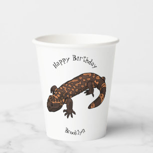 Vasos De Papel Ilustracion monstruo personalizado Gila