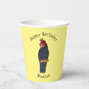 Vasos De Papel Ilustracion personalizado de gallos pandilleros