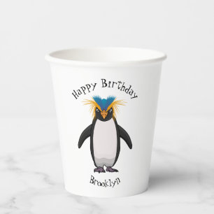 Vasos De Papel Ilustracion personalizado de los macarrones de pin
