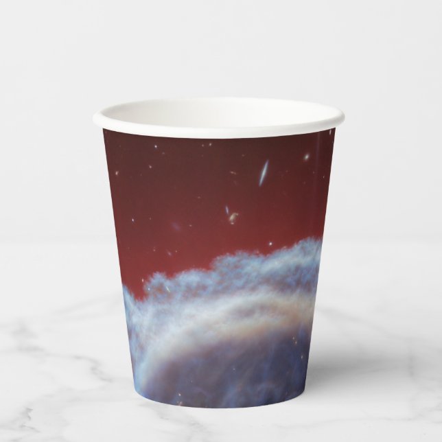 Vasos De Papel Imagen JWST de la nebulosa Cabeza de Caballo (Anverso)