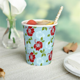 Vasos De Papel Impresión hawaiana