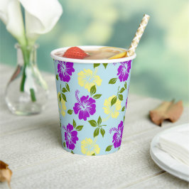 Vasos De Papel Impresión hawaiana
