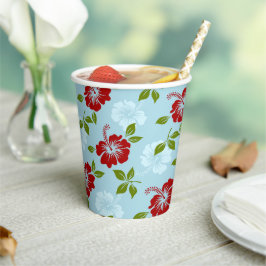 Vasos De Papel Impresión hawaiana