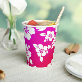 Vasos De Papel Impresión hawaiana