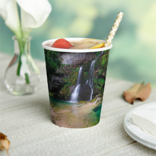 Vasos De Papel Impresionante cascada Virje, Poster de Eslovenia