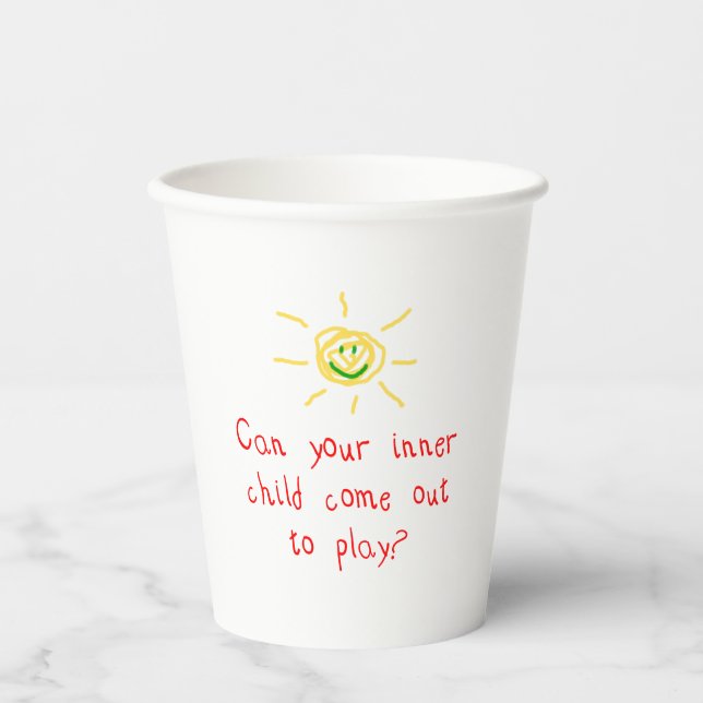 Vasos De Papel Inner Child Paper Cup (Anverso)