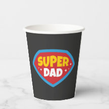 Insignia de Superhéroe Retro Super Papá