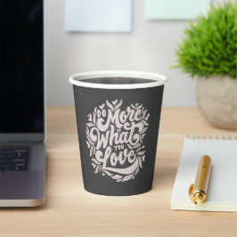Vasos De Papel Inspirador Estilo Motivacional Único