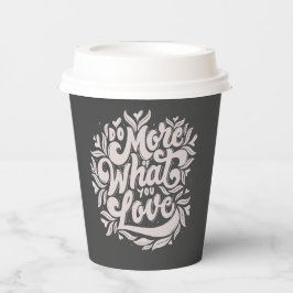 Vasos De Papel Inspirador Estilo Motivacional Único