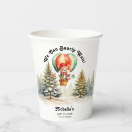 Vasos De Papel Invierno podemos anticipar Navidades Baby Shower