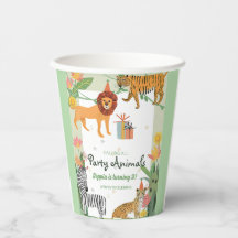 Invitación de cumpleaños de la jungla salvaje