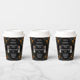 Vasos De Papel Invitaciones de boda personalizadas e invitaciones