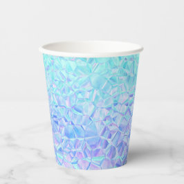 Vasos De Papel iridiscencia helada: