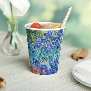 Vasos De Papel Irises Vincent van Gogh