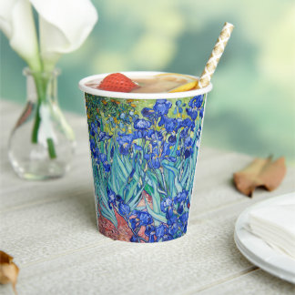 Vasos De Papel Irises Vincent van Gogh