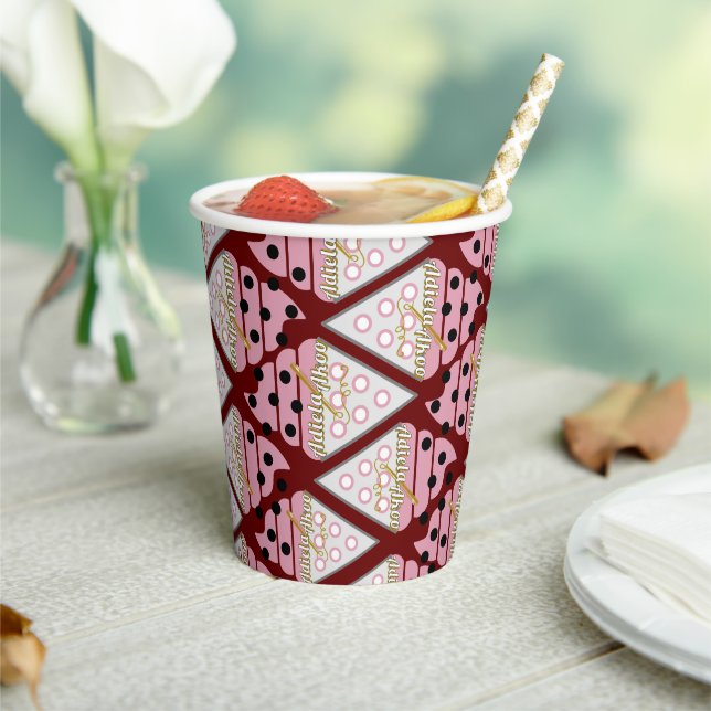 Vasos De Papel Irresistible Ice Cream Sprinkles Berry Paper Cup (in situ)