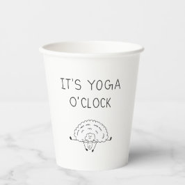 Vasos De Papel It’s Yoga O’Clock Sheep