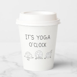 Vasos De Papel It’s Yoga O’Clock Sheep