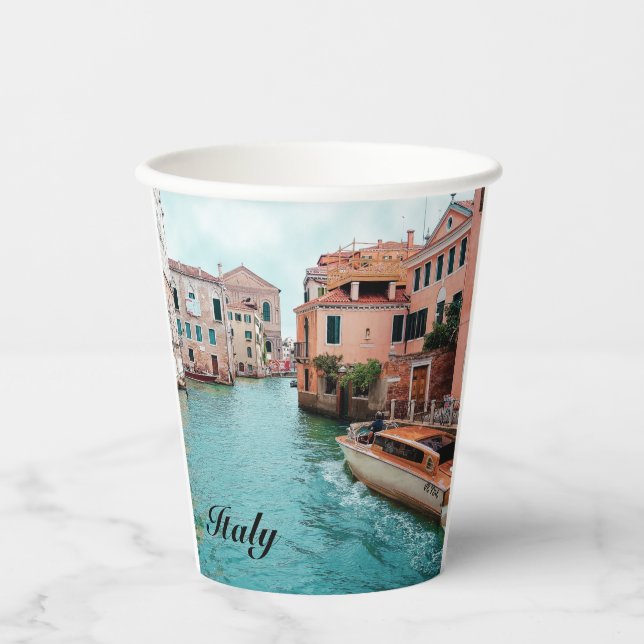 Vasos De Papel Italia Venecia (Anverso)