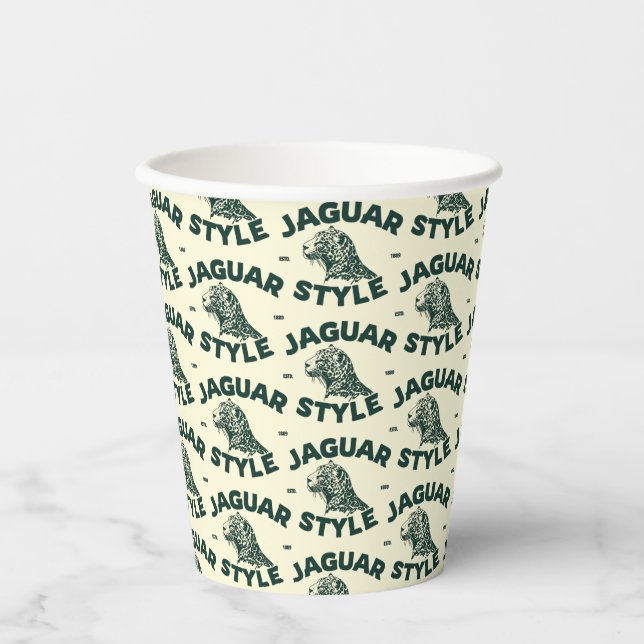 Vasos de Papel Jaguar (Anverso)