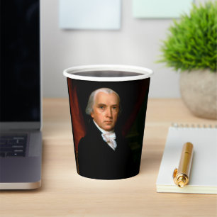 Vasos De Papel James Madison el 4º Presidente: América Colonial