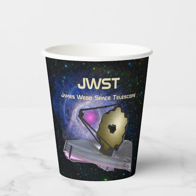 Vasos De Papel James Webb Space Telescope JWST (Anverso)
